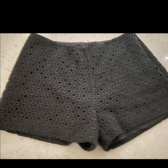 Banana Republic Black Shorts with Circle Pattern/Texture - Picture 7 of 8